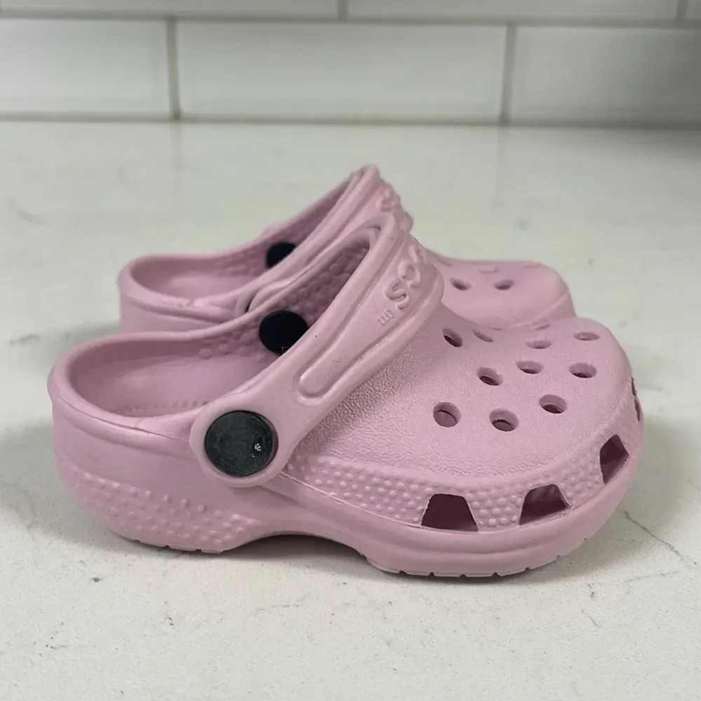 Toddler CROCS LITTLES™ CLOGS Size 2/3 Ballerina Pink